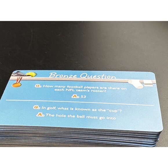 Ultimate Sports Trivia Game 50 Cards Made By Professor Puzzle New Open Box NOB - Picture 5 of 8